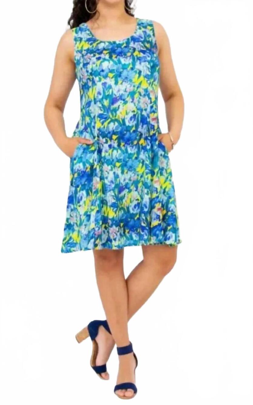 NEW BLUE SKY CLOTHING CO sara dress in princeton print